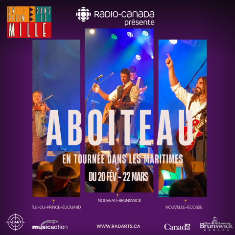 Aboiteau en tournée dans les Maritimes