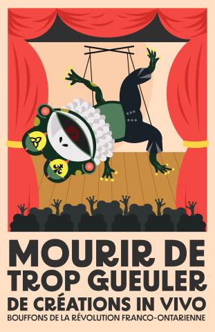 Affiche du spectacle Mourir de Trop Gueuler